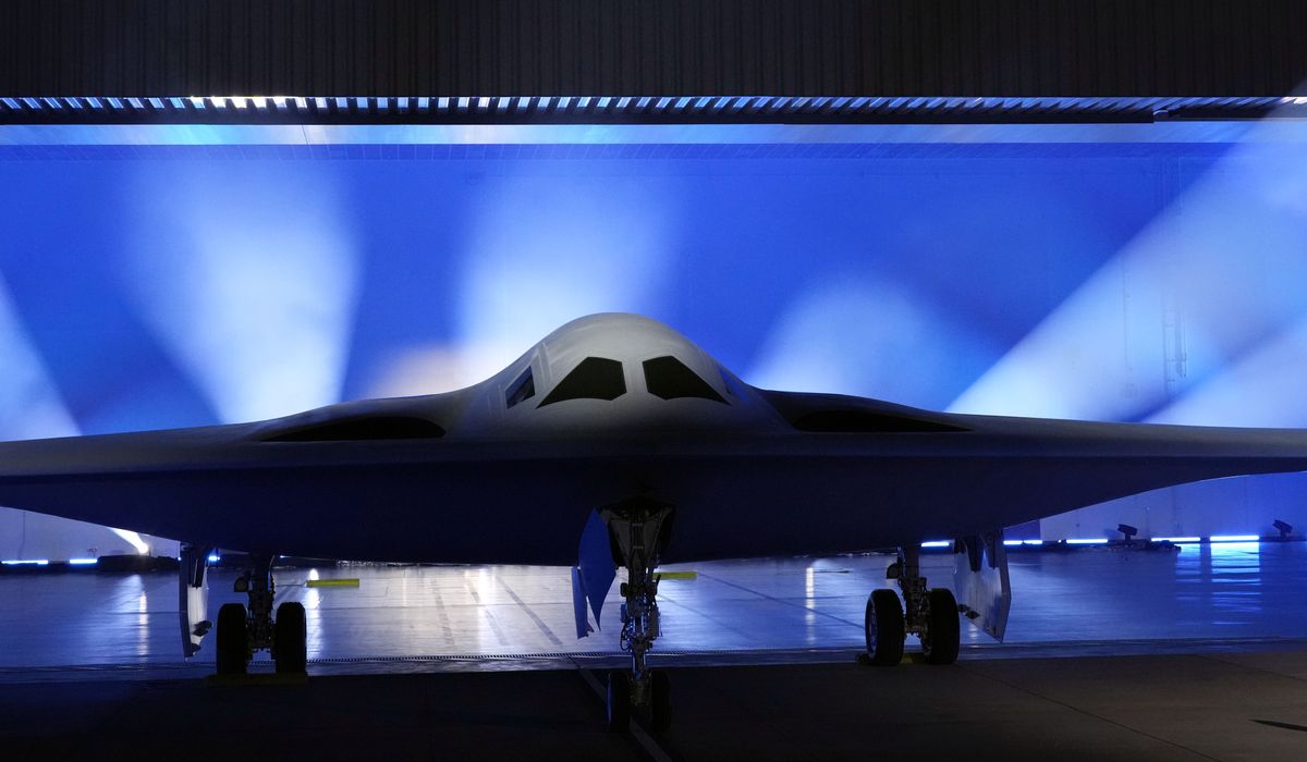 NextImg:Air Force’s nuclear stealth bomber takes first test flight