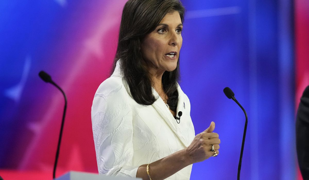 NextImg:Nikki Haley walks back demand that social media companies ban anonymous posters