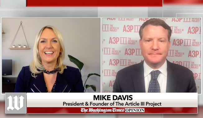 Democrats across the country are filing 14th Amendment lawsuits to keep former President Trump from running in 2024. Do these challenges have legal basis? Mike Davis, founder and president of the Article III Project, says no. The only purpose they serve is interfering in the 2024 election. Kelly Sadler gets all the answers on this week&#x27;s episode of Politically Unstable.