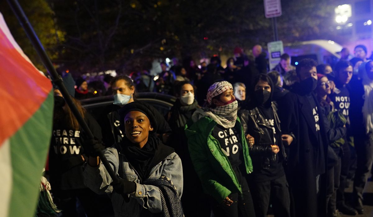 NextImg:Biden calls DNC, says ‘take care of each other’ after pro-Palestinian riot at party headquarters