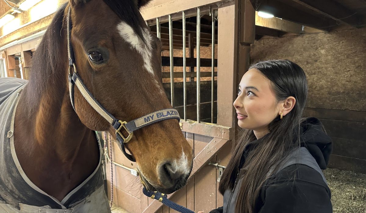 NextImg:Michigan school shooting survivor heals with surgery, a trusted horse and a chance to tell her story