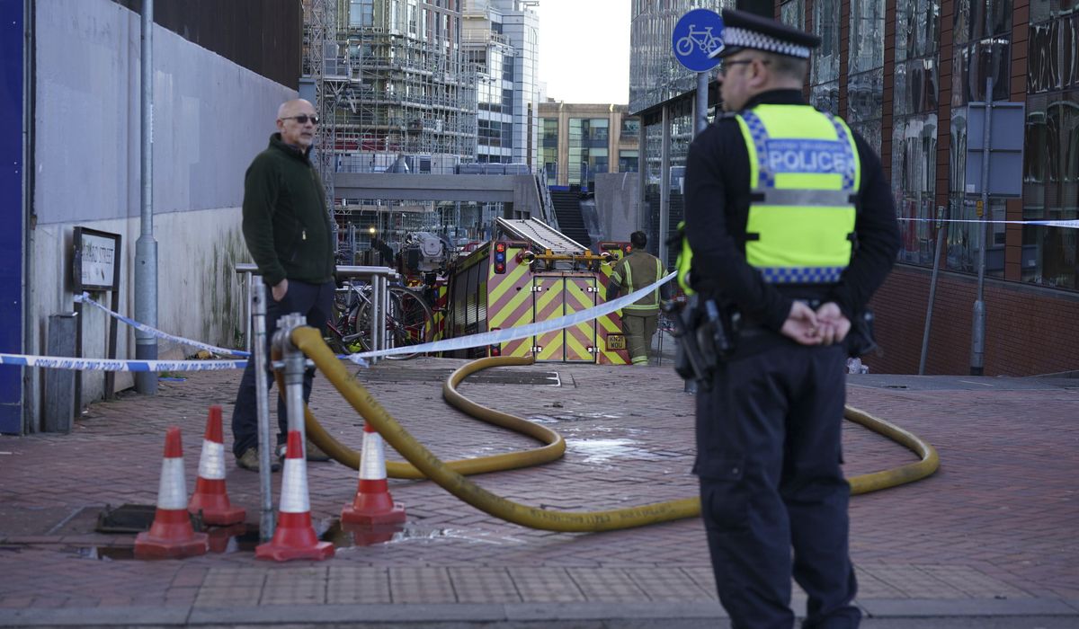 NextImg:WATCH: A crane operator has rescued a man from a burning high-rise in England