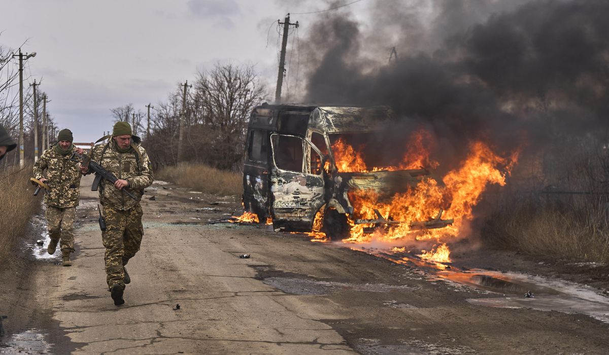 NextImg:U.K. intel officials: Russia forces making ‘modest’ gains in Ukraine, boost use of cluster bombs