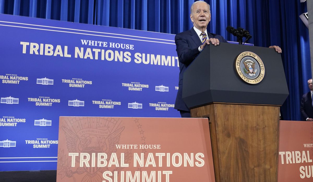 NextImg:Biden will sign an executive order on federal funding for Native Americans