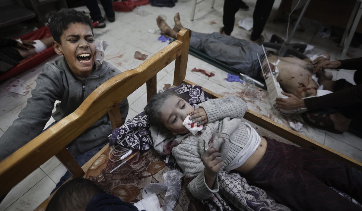 NextImg:Palestinians crowd into ever-shrinking areas in Gaza as Israel’s war against Hamas enters 3rd month