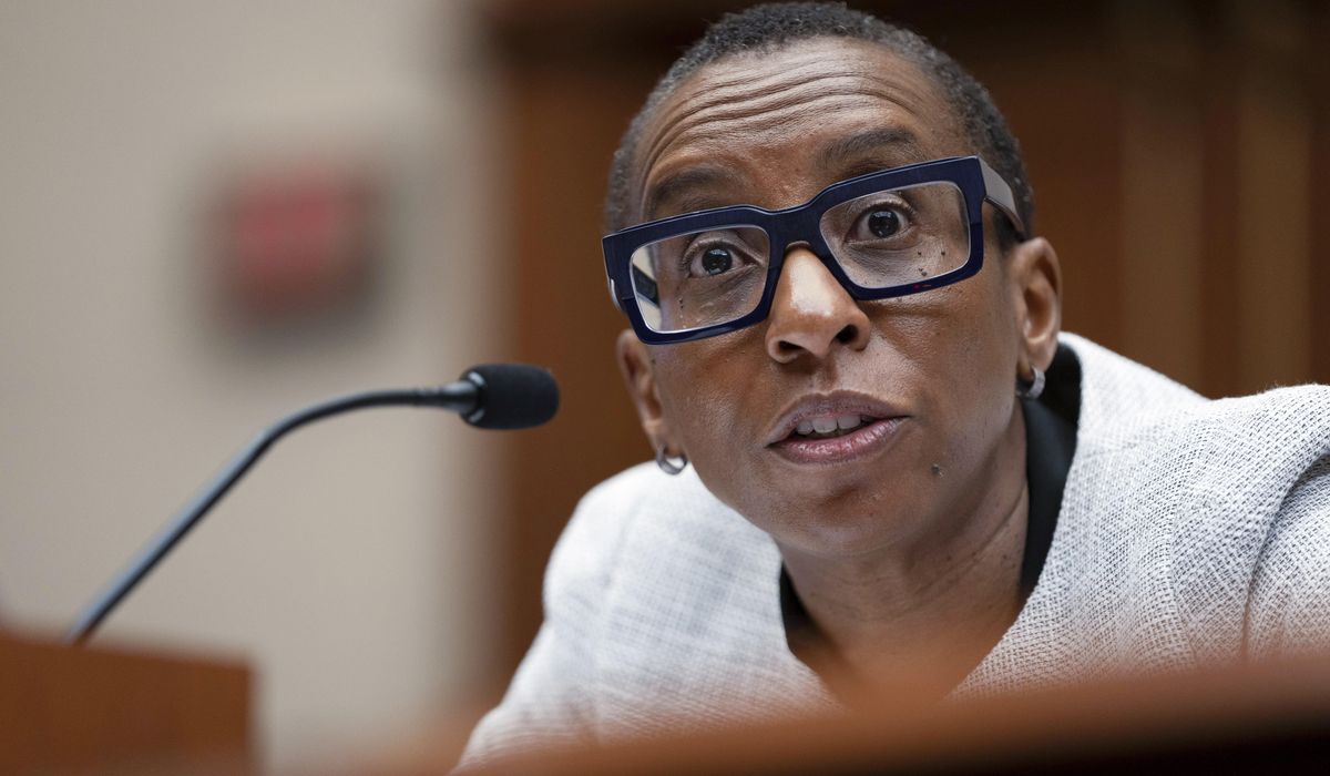 NextImg:Harvard president on shaky ground as resignation calls rise over campus antisemitism