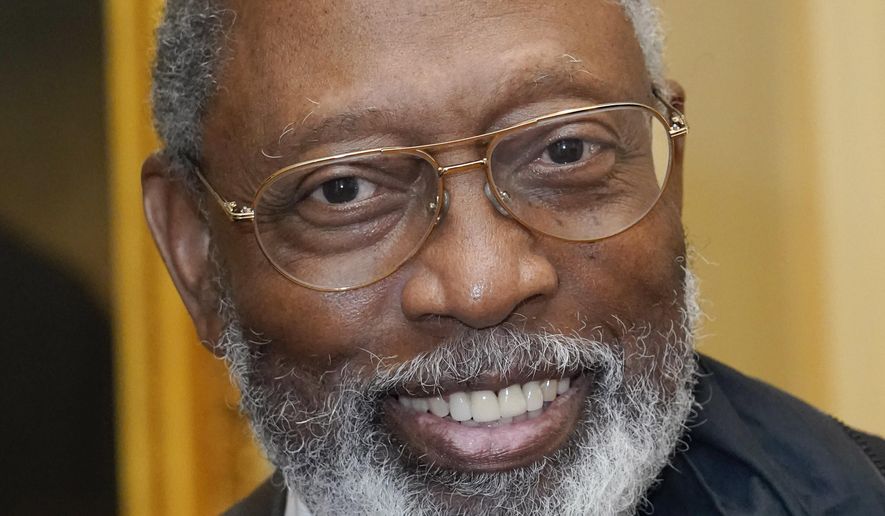 FILE - U.S. District Judge Henry Wingate smiles on Aug. 19, 2022, in Jackson, Mississippi. (AP Photo/Rogelio V. Solis, File)