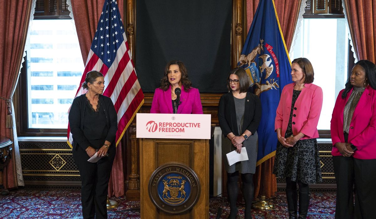 NextImg:Michigan Gov. Gretchen Whitmer urges Biden to be more vocal on abortion access
