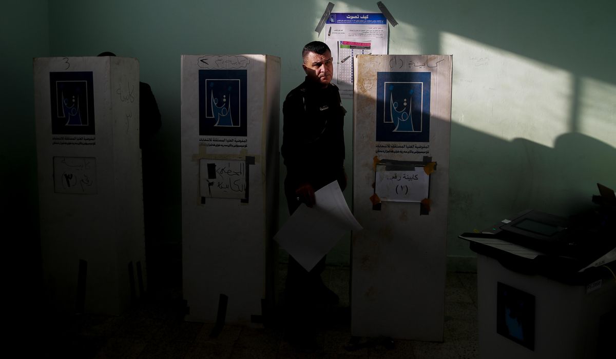 NextImg:Voter apathy and concerns about violence mark Iraqi’s first provincial elections in a decade