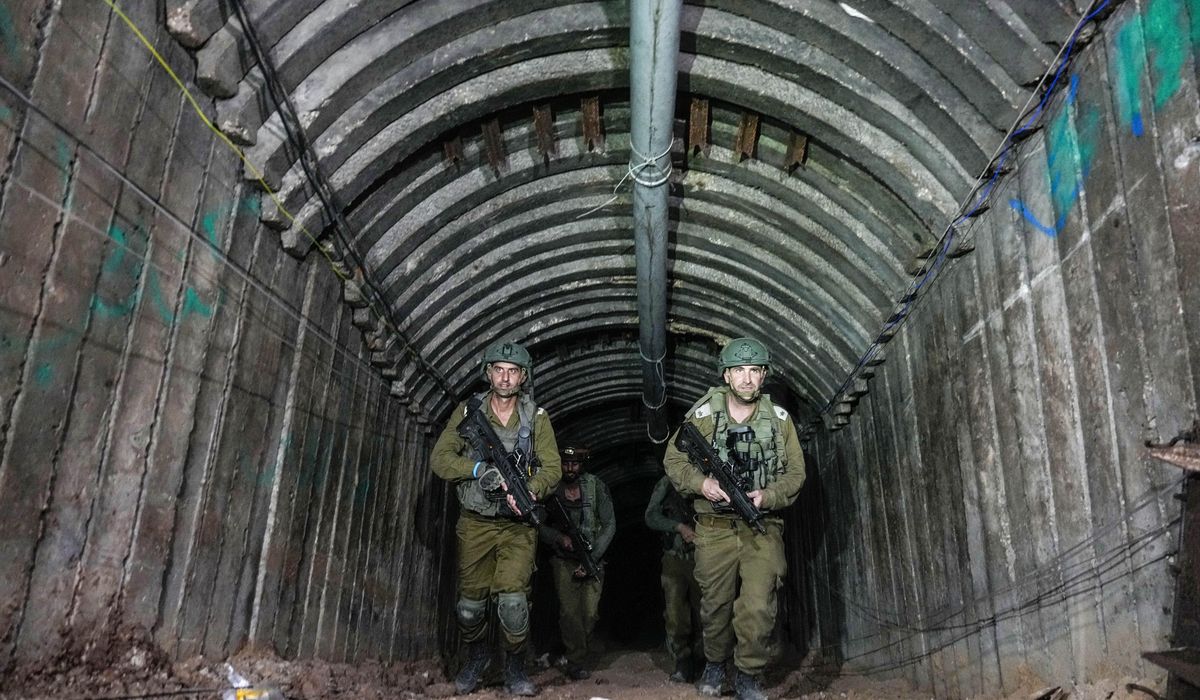 NextImg:Israel finds large tunnel adjacent to Gaza border, raising new questions about prewar intelligence