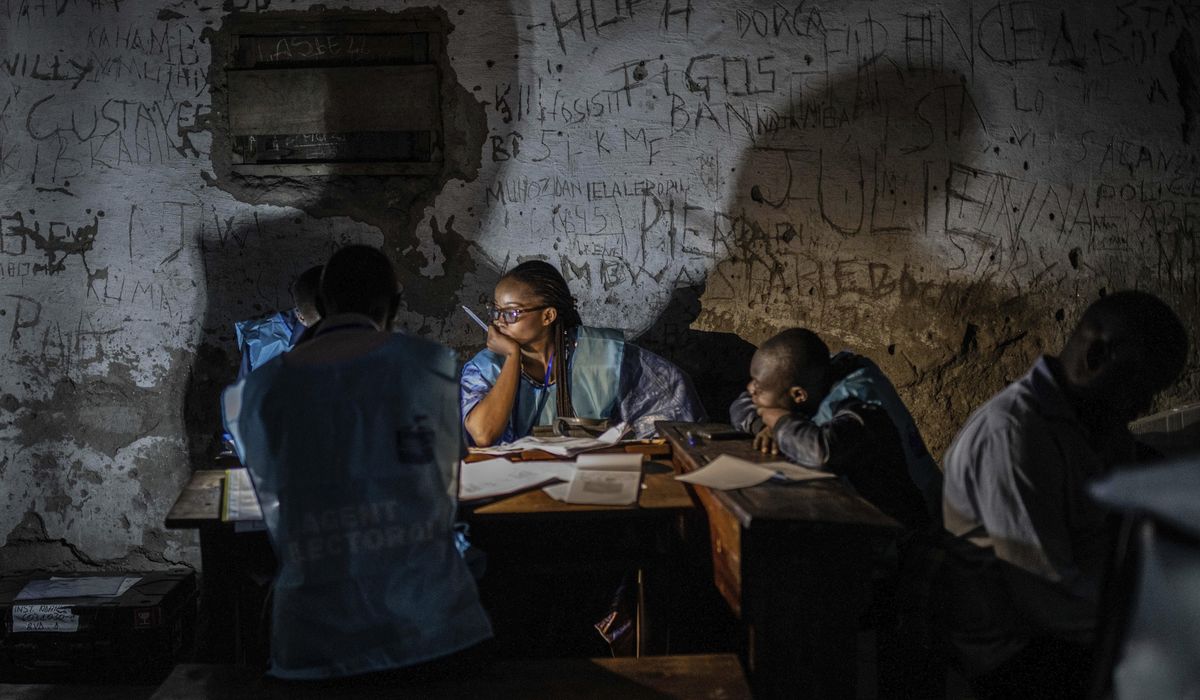 NextImg:Congo conducts a 2nd day of voting after delays and closed polls keep people from casting ballots