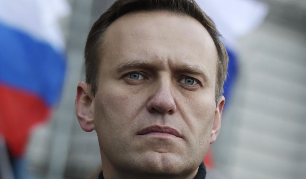 NextImg:Russia’s prison service says that imprisoned opposition leader Alexei Navalny has died