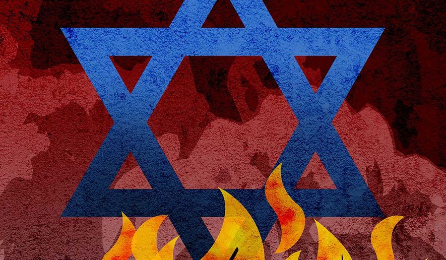 Leftist violence and 1930s antisemitism in Germany illustration by Greg Groesch / The Washington Times
