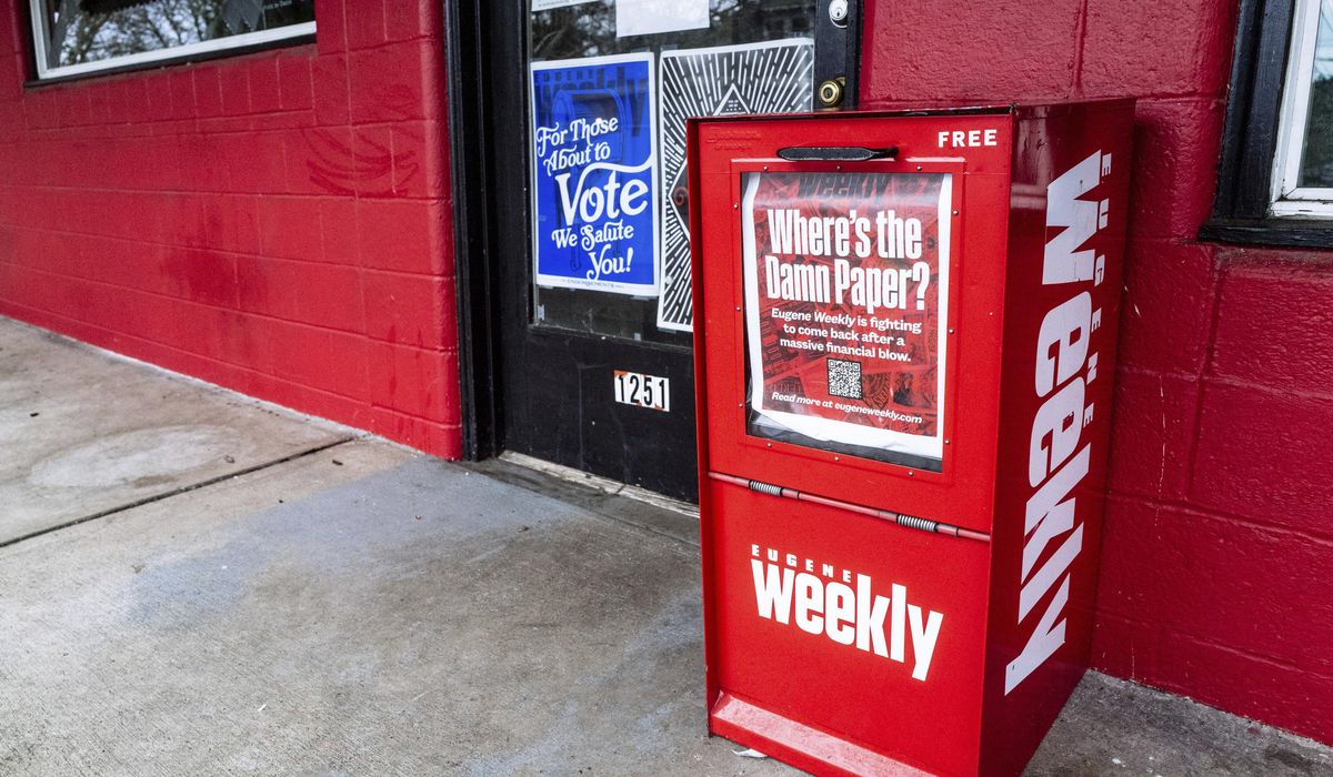 NextImg:Embezzlement of Oregon weekly newspaper’s funds forces it to lay off entire staff and halt print