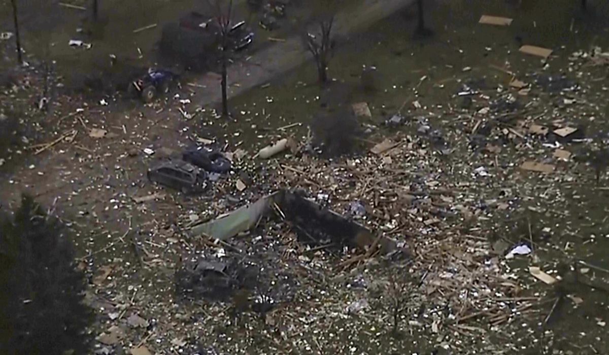 NextImg:Michigan home explosion heard for miles kills 4 and injures 2, police say