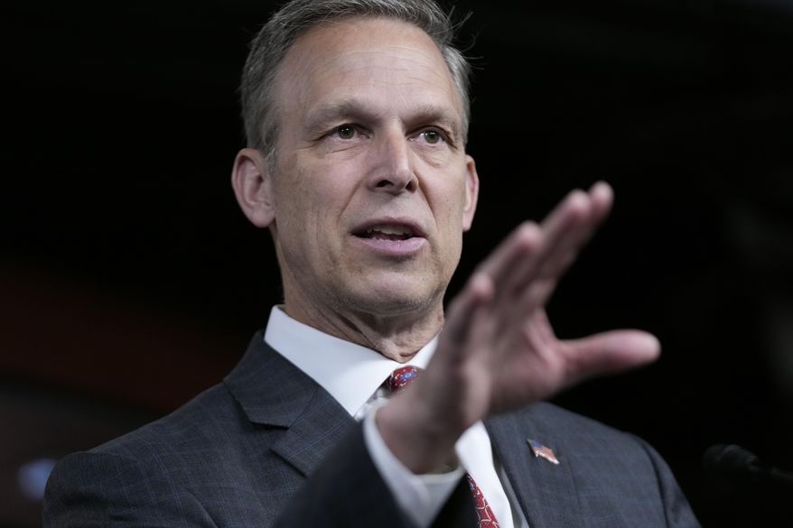 Rep. Scott Perry, R-Pa., chair of the House Freedom Caucus, speaks during a news conference on Capitol Hill in Washington, July 14, 2023. A liberal activist wants a Pennsylvania court to bar U.S. Rep. Scott Perry from the state's primary ballot, arguing that Perry engaged in insurrectionist activity and cannot appear on the state's ballot under the Constitution's insurrection clause. The seven-page lawsuit was filed Tuesday, Jan. 2, 2024, in Pennsylvania's Commonwealth Court. (AP Photo/Patrick Semansky, File)