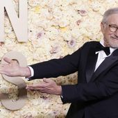 Steven Spielberg arrives at the 81st Golden Globe Awards on Sunday, Jan. 7, 2024, at the Beverly Hilton in Beverly Hills, Calif. (Photo by Jordan Strauss/Invision/AP)