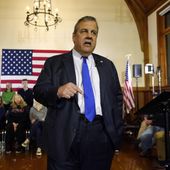 Republican presidential candidate former New Jersey Gov. Chris Christie announces he is dropping out of the race during a town hall campaign event Wednesday, Jan. 10, 2024, in Windham, N.H. (AP Photo/Robert F. Bukaty) ** FILE **