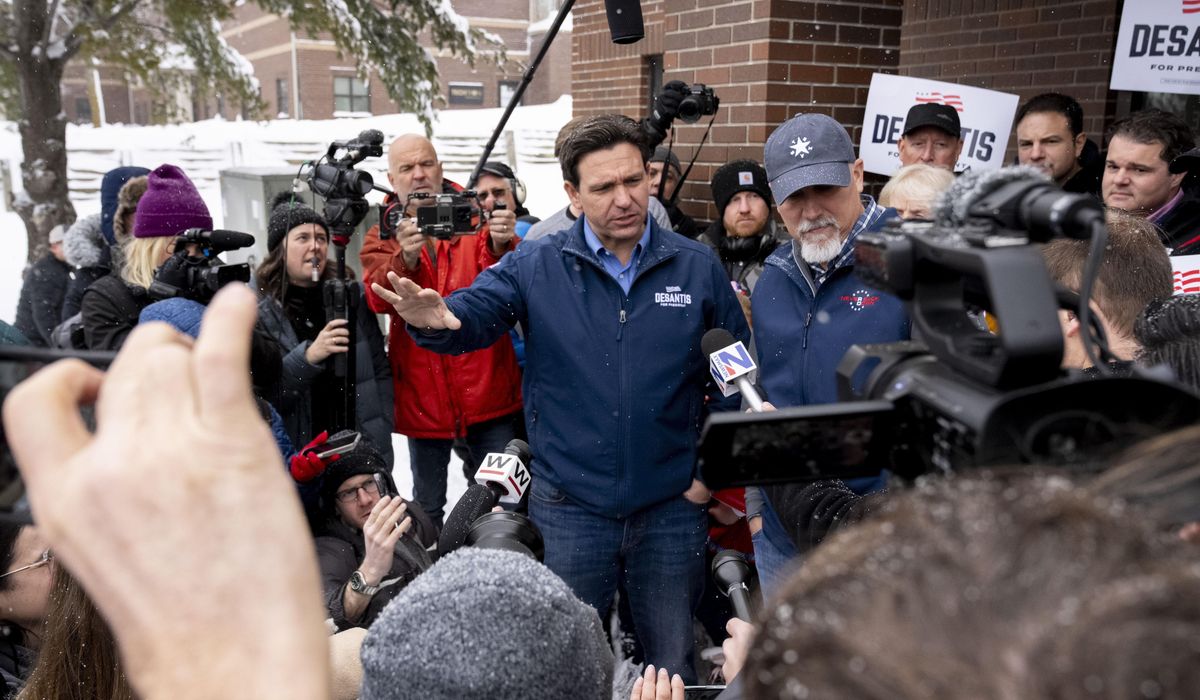 NextImg:DeSantis says he should have focused more on media at the start of his campaign