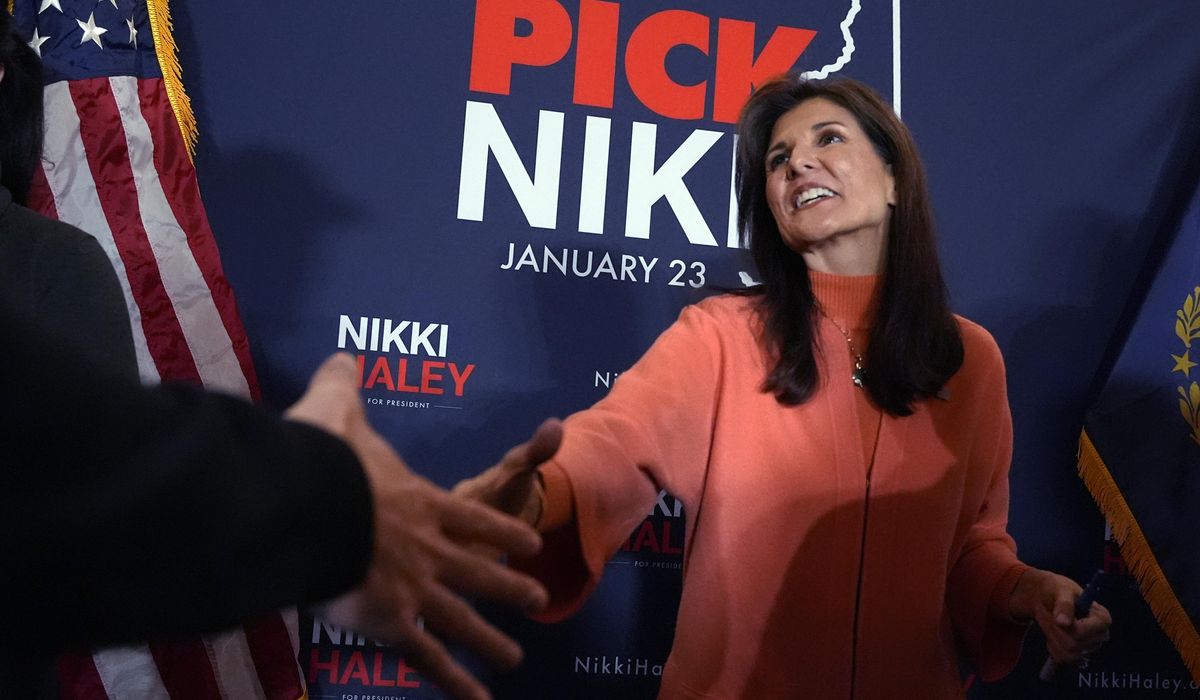 NextImg:Top Haley donor says financial support dependent on New Hampshire results