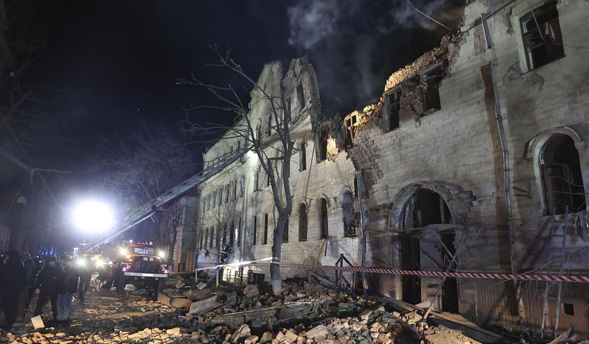NextImg:Russian missiles hit Ukrainian apartment buildings and injure 17 in latest strikes on civilian areas