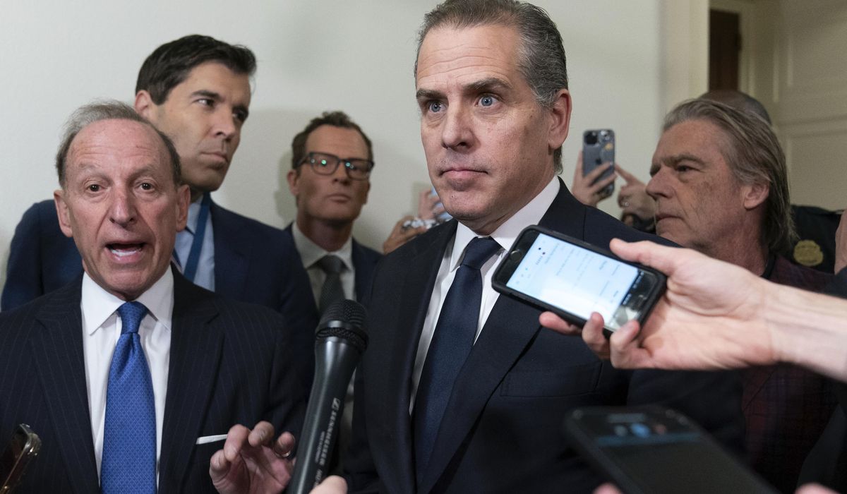 NextImg:House lawmakers will interview Hunter Biden next month as part of impeachment probe into president