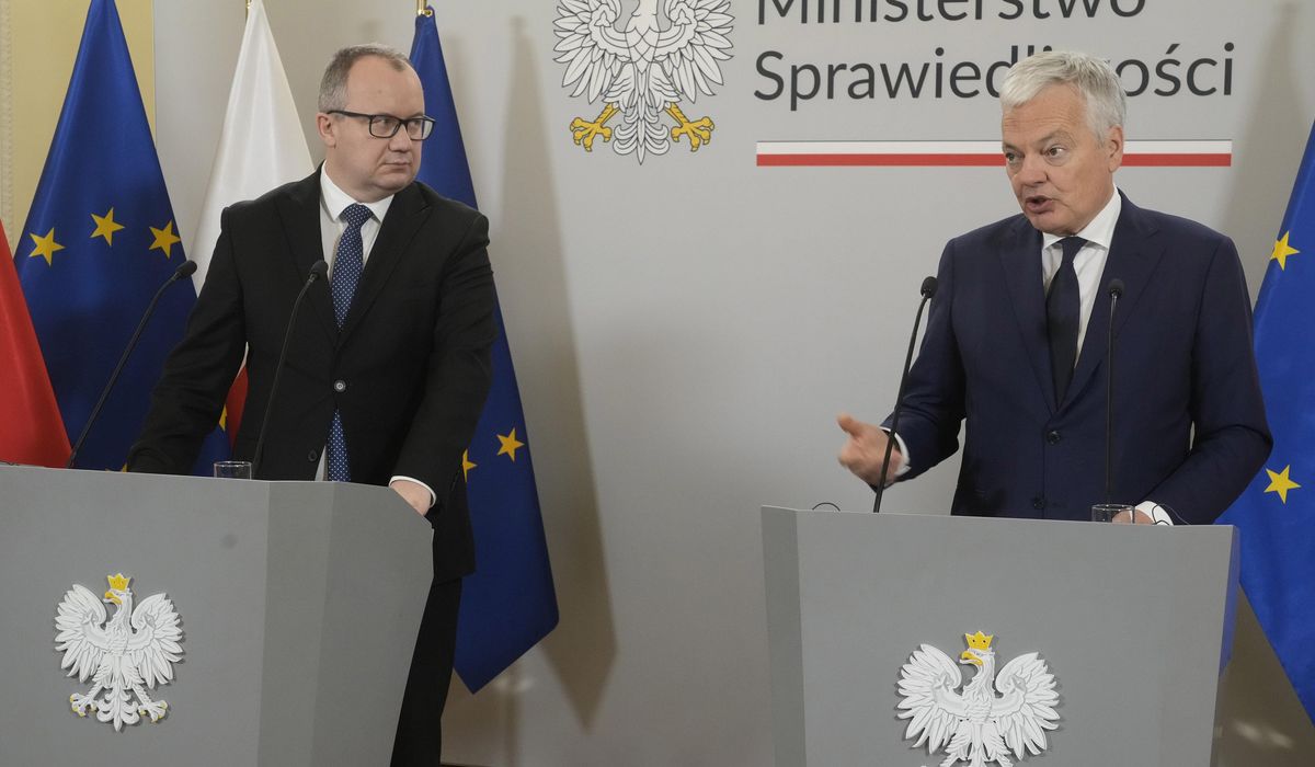 NextImg:EU official praises efforts by Poland’s government to restore the rule of law