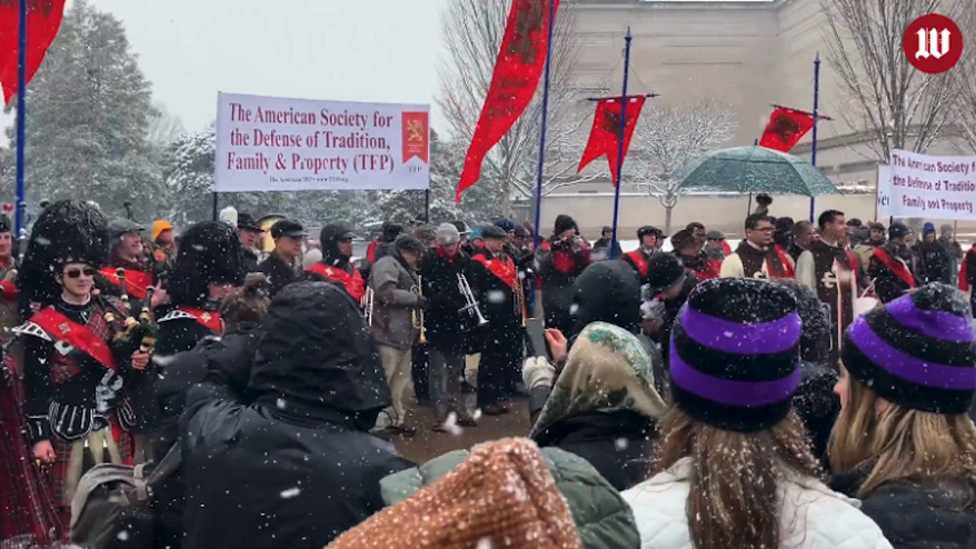 Thousands of pro-life activists braved snow and below-freezing temperatures to protest legalized abortion in the nation’s capital on Friday, walking to the Capitol and Supreme Court. The theme of this year’s march embodied that pivot: “With Every Woman: For Every Child.” Video credit: Sean Salai / The Washington Times.