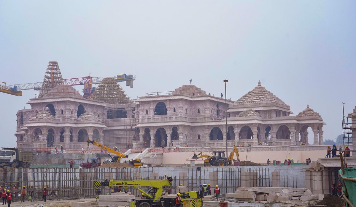 NextImg:A Hindu temple built atop a razed mosque in India is helping Modi boost his political standing