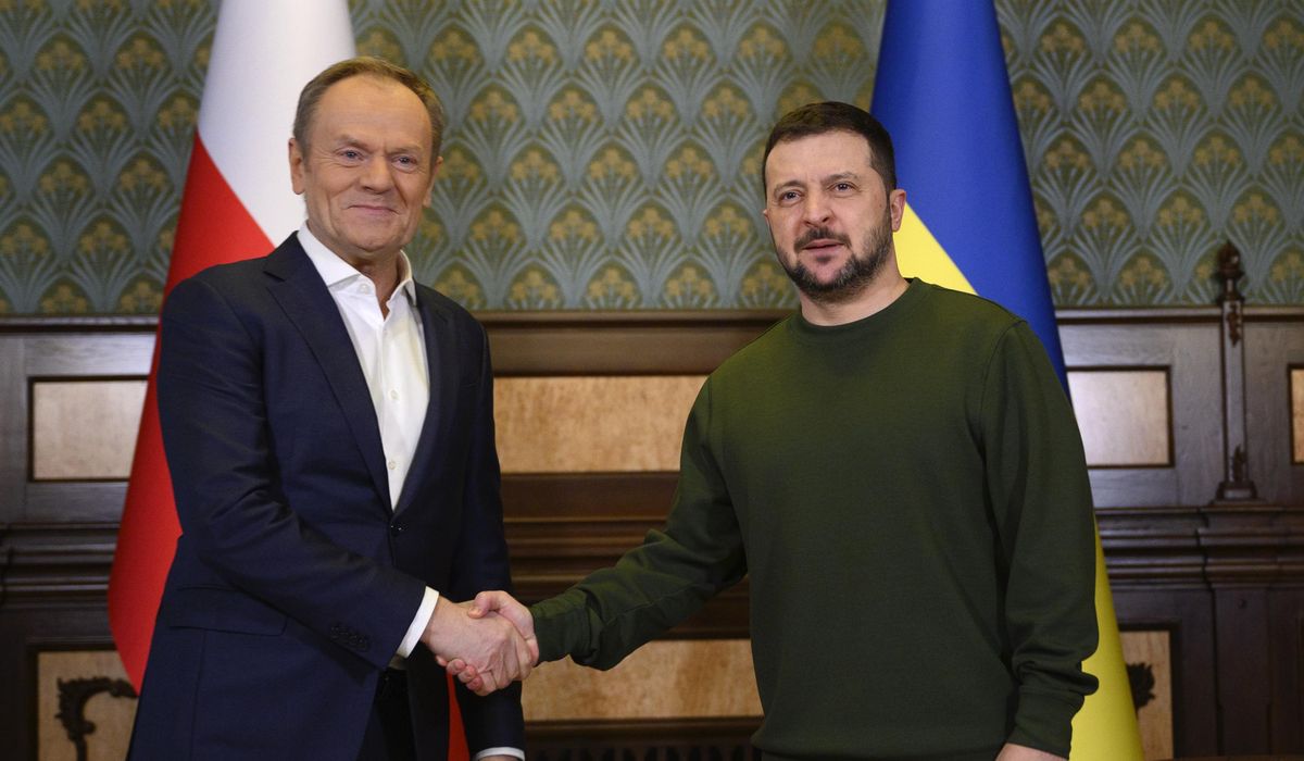 NextImg:Polish PM evokes Reagan in slamming GOP over stalled Ukraine funding