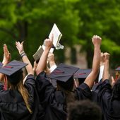 Yale University graduation ceremonies on Commencement Day on May 18, 2015. (File photo credit: f11photo via Shutterstock.) ** FILE **
