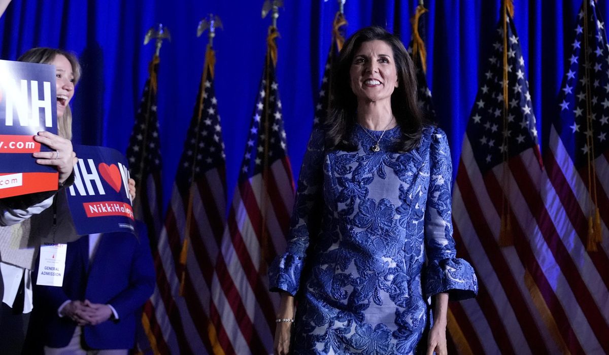 NextImg:Haley vows to keep fighting for nomination after loss in New Hampshire