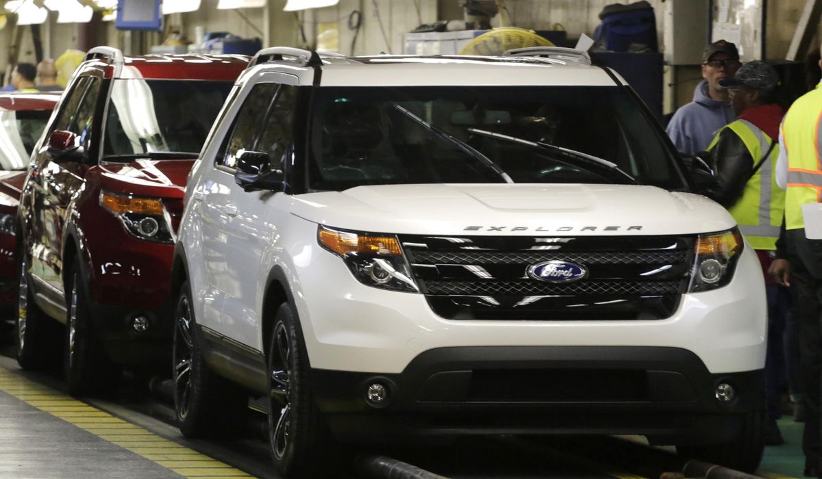 NextImg:Ford to recall nearly 1.9 million Explorer SUVs to secure trim pieces that can fly off in traffic