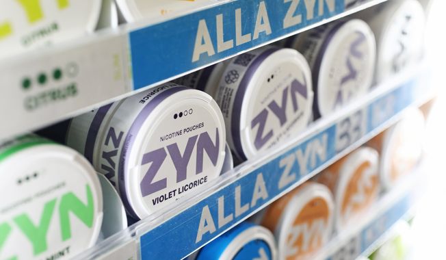 Zyn from Swedish Match AB. Senate Majority Leader Charles E. Schumer is calling for a crackdown on Zyn nicotine pouches, sparking a feverish backlash from Republicans who say it is an example of nanny-state governance. File photo credit: Jeppe Gustafsson via Shutterstock.