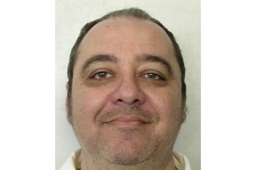 This undated photo provided by the Alabama Department of Corrections shows inmate Kenneth Eugene Smith, who was convicted in a 1988 murder-for-hire slaying of a preacher's wife. Alabama will be allowed to put Smith to death with nitrogen gas, a federal appeals court ruled Wednesday, Jan. 24, 2024, refusing to block what would be the nation’s first execution by a new method since 1982. Alabama says it plans to replace the 58-year-old’s breathing air with nitrogen gas on Thursday, Jan. 25, rendering him unconscious within seconds and killing him within minutes. (Alabama Department of Corrections via AP, File)