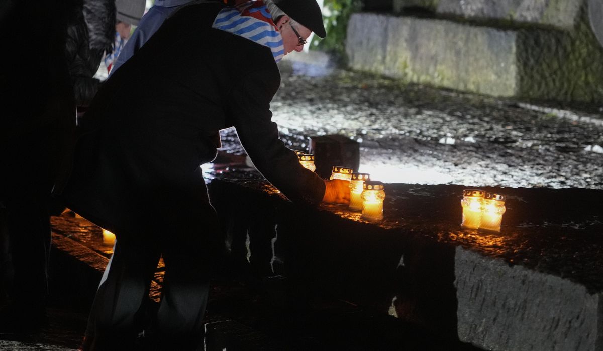 NextImg:Poland protests error in a social media post by EU chief suggesting Auschwitz death camp was Polish