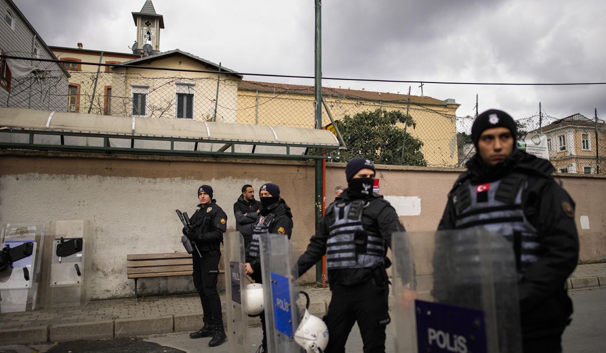 NextImg:2 masked assailants attack a Roman Catholic church in Istanbul and kill 1 person