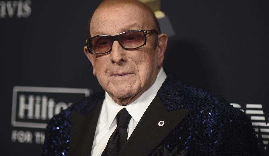 Clive Davis arrives at the Pre-Grammy Gala on Saturday, Feb. 3, 2024, at the Beverly Hilton Hotel in Beverly Hills, Calif. (Photo by Richard Shotwell/Invision/AP)
