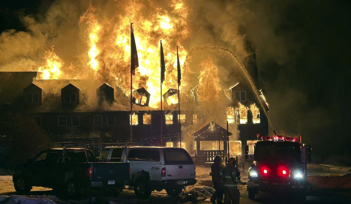 NextImg:Fire destroys Minnesota’s historic Lutsen Lodge on Lake Superior