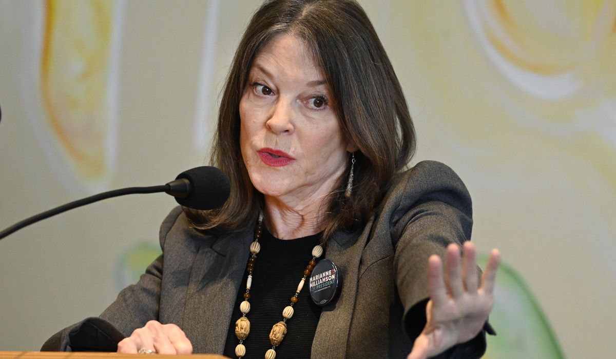 NextImg:Marianne Williamson suspends presidential campaign, ending long-shot primary challenge to Biden
