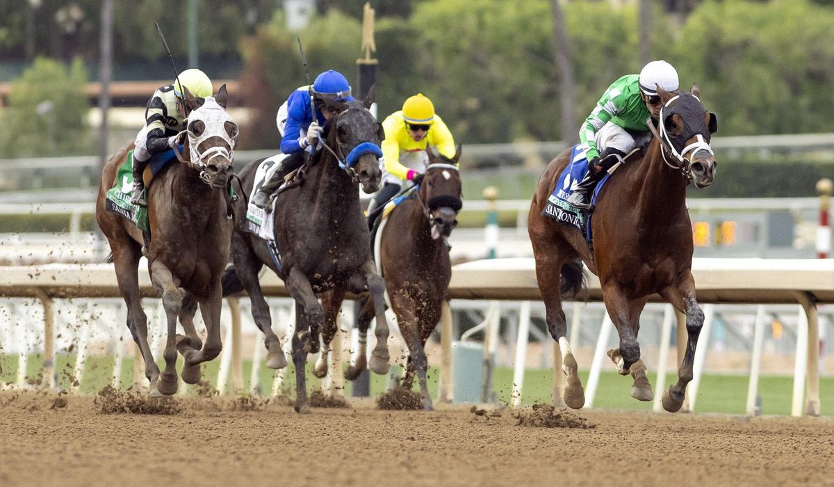 NextImg:Santa Anita postpones Friday’s card in wake of historic rains in Southern California