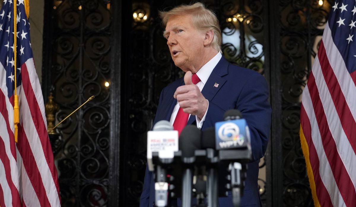 NextImg:‘There were no guns’: Trump rejects ‘insurrection’ label for Jan. 6