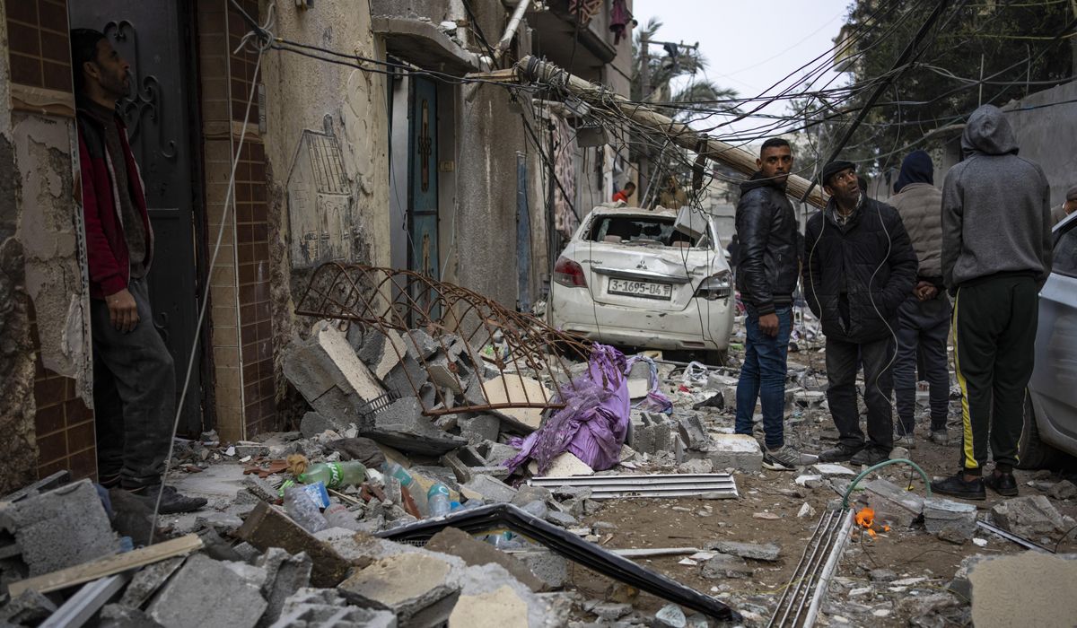 NextImg:Israeli bombs target Gaza’s crowded Rafah as the U.S. warns Netanyahu against sending troops there