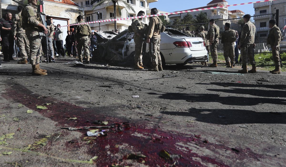 NextImg:An apparent Israeli drone strike in Lebanon kills 2 in one of the deepest hits in weeks