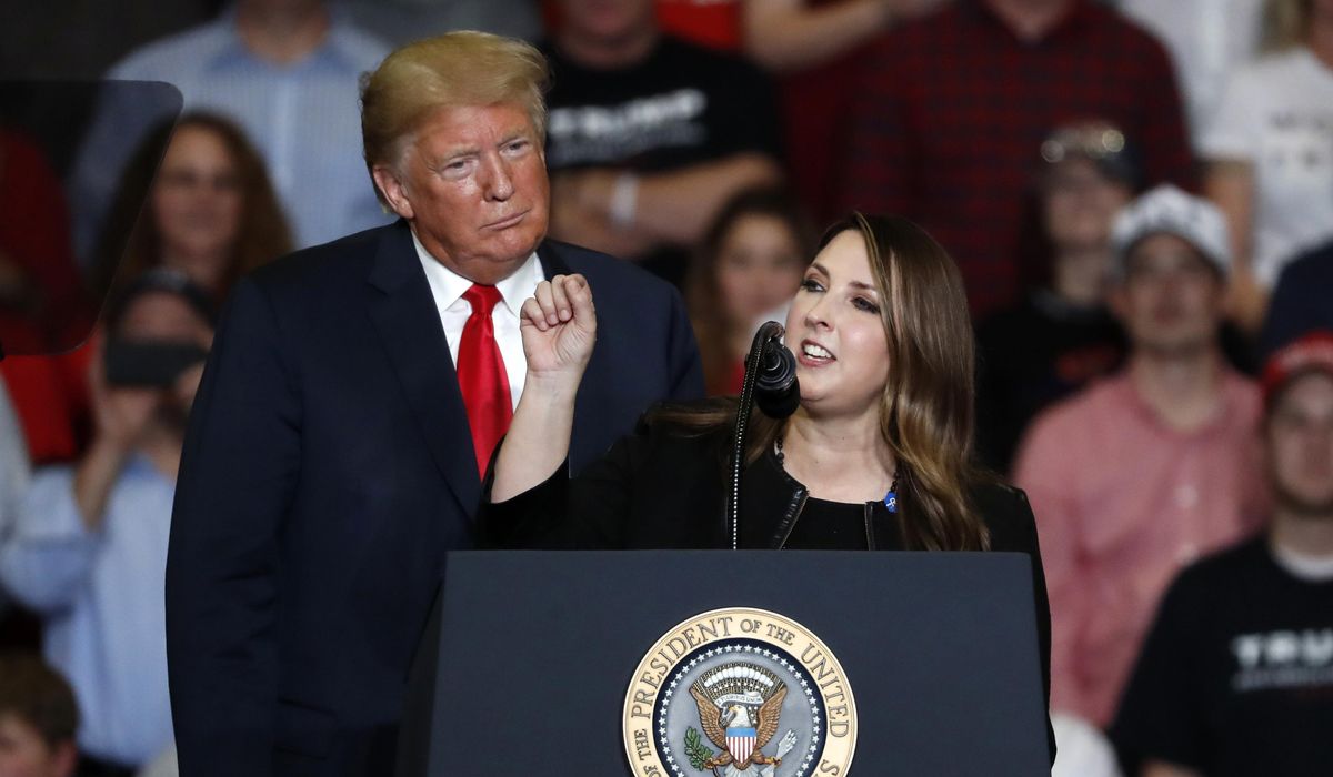 NextImg:Trump makes fun of Ronna McDaniel after NBC cancels her contract