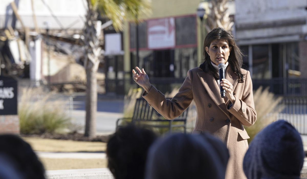 NextImg:Haley defends decision to stay in race, points to advantage over Biden