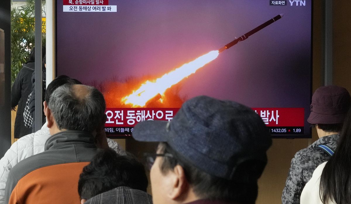 NextImg:South Korea says North Korea has fired cruise missiles, adding to provocative run in weapons tests