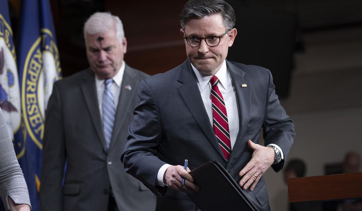 NextImg:Lawmaker demands Speaker Johnson open inquiry into intel chair for ‘reckless’ classified threat