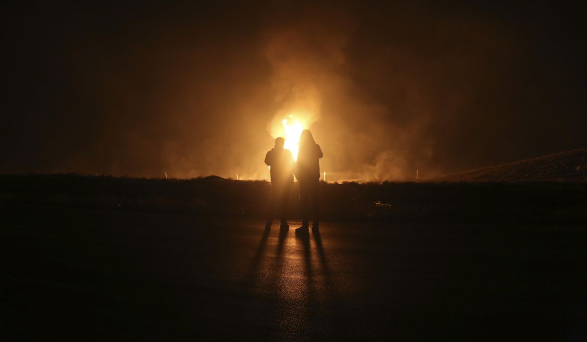 NextImg:Blasts hit a natural gas pipeline in Iran, and an official says it was an act of sabotage