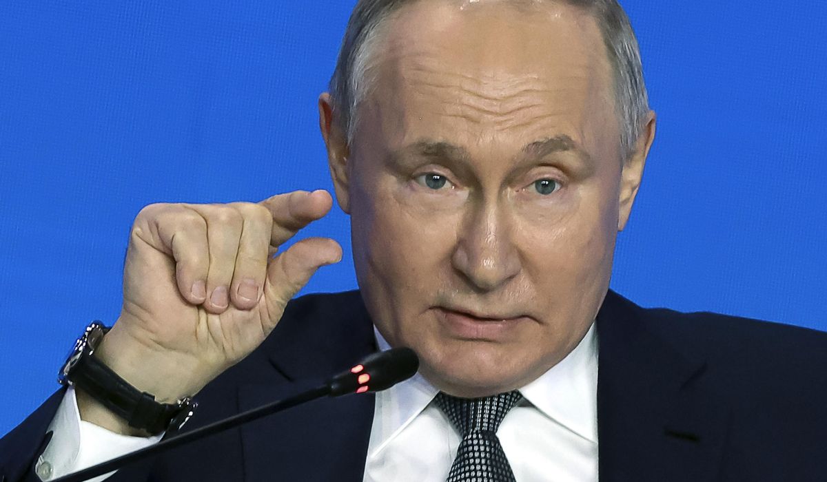 NextImg:Putin says Russia prefers Biden to Trump because he’s ‘more experienced and predictable’